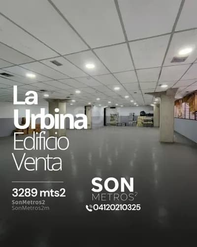 Edificio Venta La Urbina Con Financiamiento 3289 Mts2. Sonmetros2