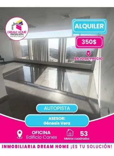 Oficina En Alquiler Edificio Conex. Paso Real. Autopista Charallave - Ocumare