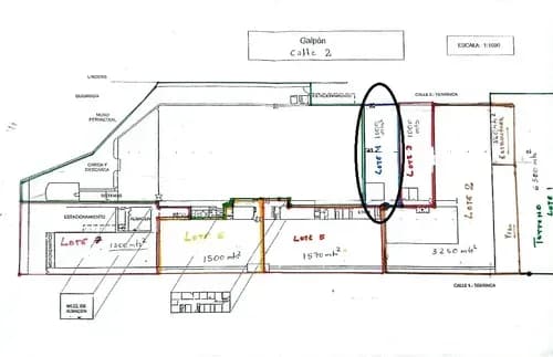 Galpon Industrial - Terrinca 1000m2