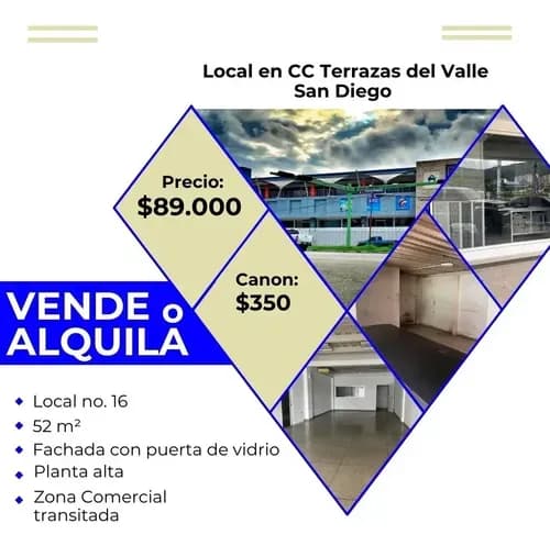 Fv Vende O Alquila Local En Cc Terrazas Del Valle San Diego - No16