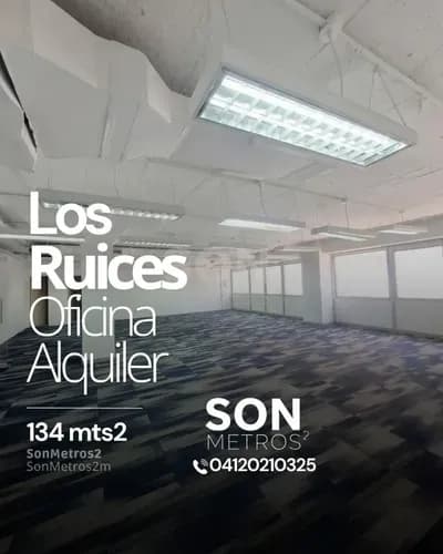 Oficina Amoblada O No Amoblada Alquiler Los Ruices 134 Mts2. Sonmetros2