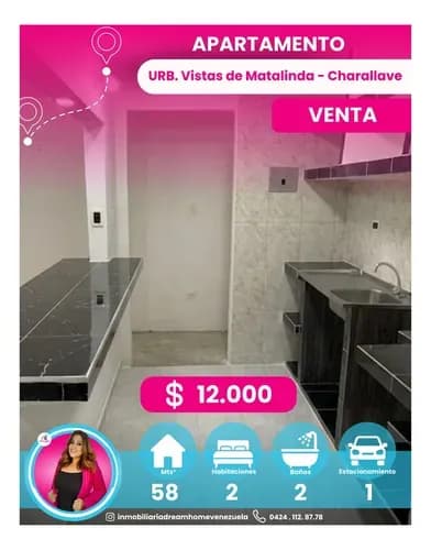 Apartamento En Venta Urb. Vistas De Matalinda Charallave