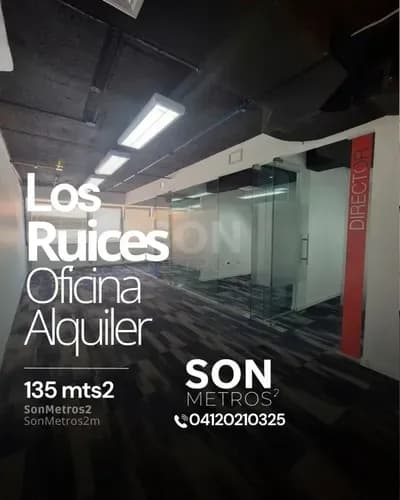 Oficina Amoblada O No Amoblada Alquiler Los Ruices 135 Mts2. Sonmetros2