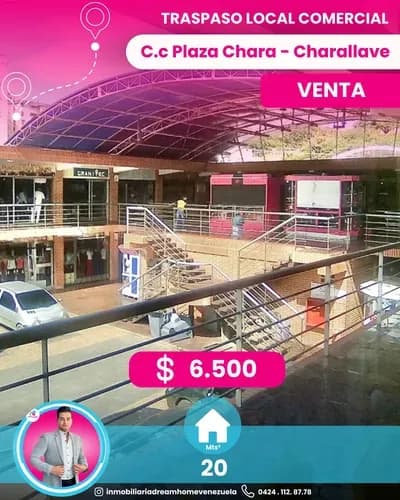 Traspaso Local Comercial En Venta C.c Plaza Chara Charallave