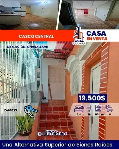 Casa En Venta Casco Central - Charallave