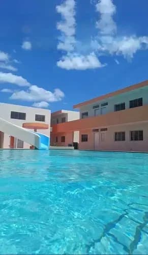 Ofrece Apartamento Amoblado En Venta En Ciudad Flamingo Res Villa Milangeli 55 M2 Planta Baja 2 Habitaciones 2 Baños Cocina Empotrada Totalmente Equipada 1 Puesto Estacionamiento Vigilancia
