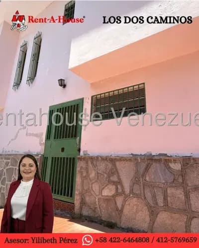 Casa En Venta,los Dos Caminos Mls #26-17999