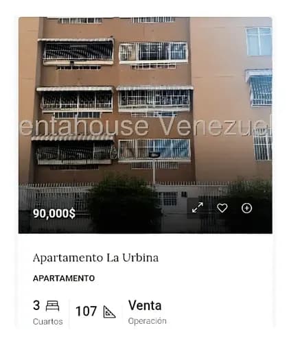 Apartamentos En Venta En La Urbina. Precio En Fotos Rc