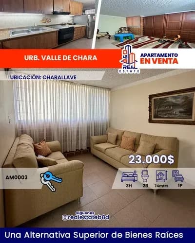 Apartamento En Venta Urbanización Valle Chara - Charallave