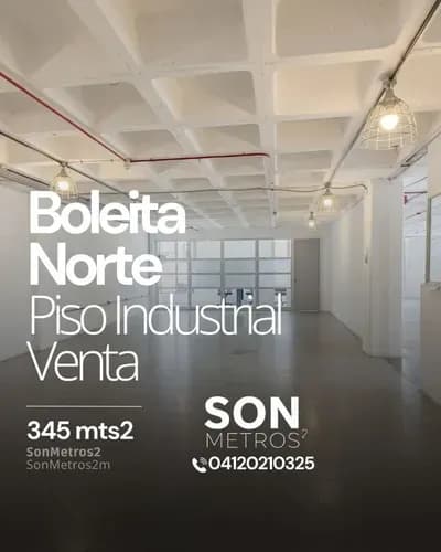 Depósito Piso Industrial Venta Boleita Norte 345 Mts2. Venta Para Inversionista Rentistas. Sonmetros2