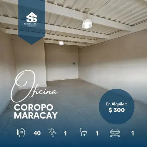 Código: C. V-002 Oficina En Alquiler - Coropo, Santa Rita - Maracay