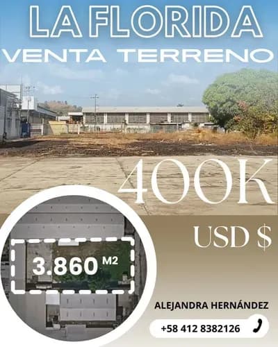 Venta Terreno Industrial 3860m2