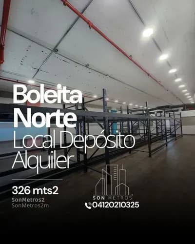 Local Depósito Oficina Alquiler Boleita Norte 326 Mts2. Sonmetros2