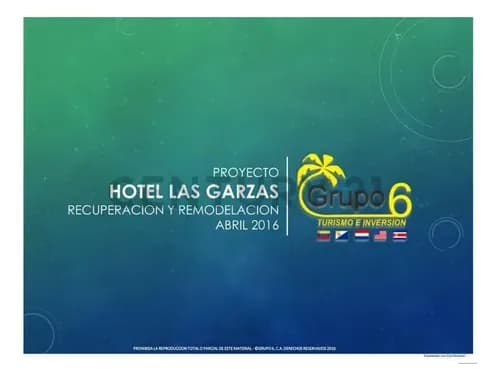 Venta De Terreno Turistico