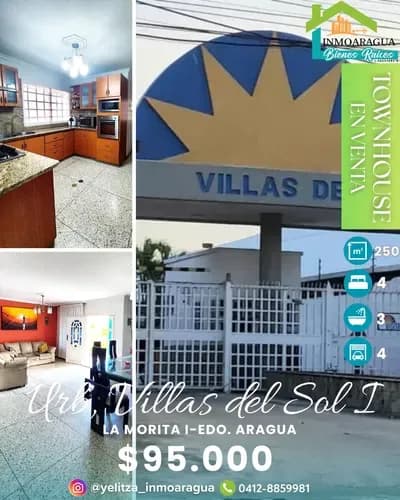 Townhouse En Venta/ La Morita I/ Yp1390