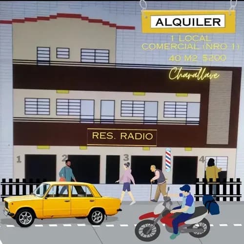 Alquiler De Local Comercial De Planta Baja Frente A Calle Principal 50 M2. 1 Baño Deposito U Oficina. En Perfecto Estado. Charallave. $,130.
