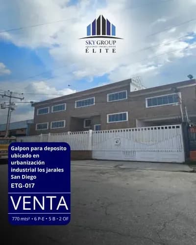 Vende Galpon Para Deposito Ubicado En Urbanización Industrial Los Jarales San Diego Carabobo.