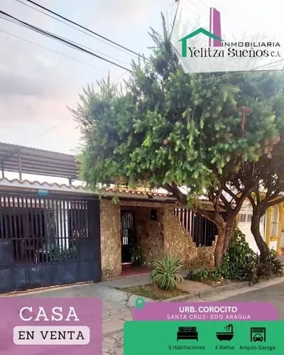 Casa En Venta En Santa Cruz, Aragua.