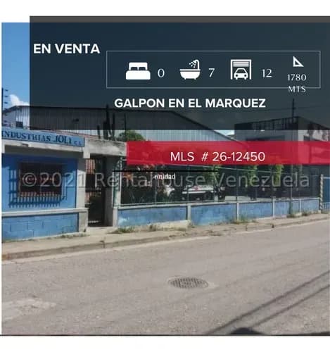 Galpon En Venta En El Marquez Mls #26-12450