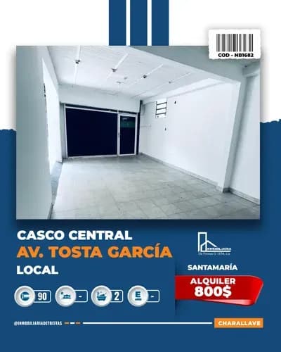 Local En Alquiler Casco Central De Charallave Av. Tosta García