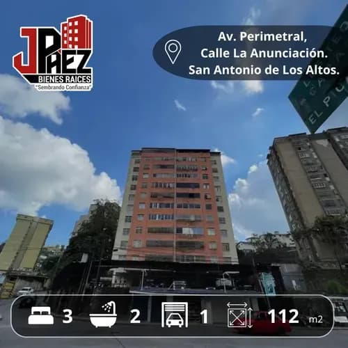 Apartamento En Venta Av Perimetral Calle La Anunciación San Antonio De Los Altos