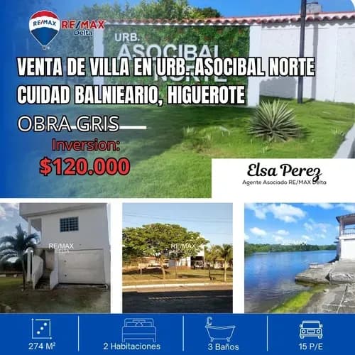 Venta De Casa En Urbanizacion Asocibal Norte, Higuerote.código Re/max: 280802