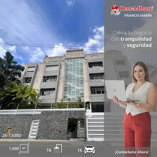 Edificio Remodelado Los Palos Grandes - Patente Comercial - 1.600m2 #26-13380