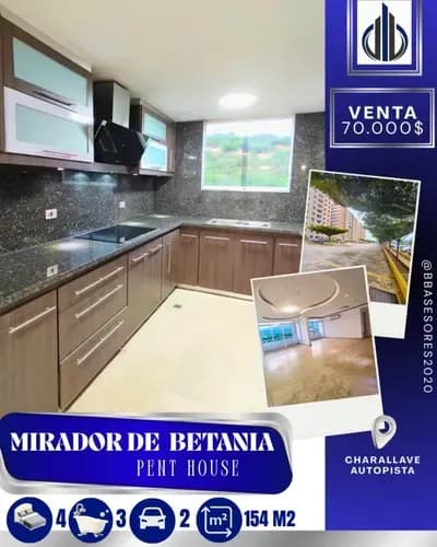 Pent-house Conjunto Residencial Mirador De Betania Charallave Edo. Miranda