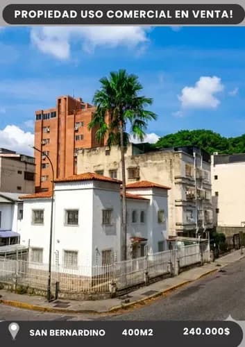 Venta Casa Para Uso Comercial O Residencial San Bernardino (mq)
