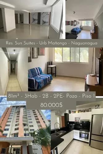 Juan Carlos Rodriguez Vende Apartamento En Res. Sun Suites Mañongo