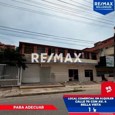 Local comercial en alquiler en bella vista (para acondicionar)