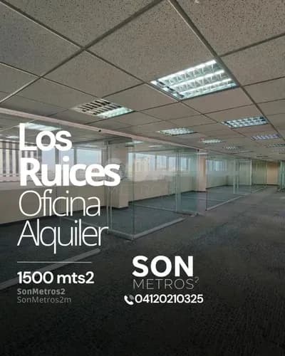 Oficina Alquiler Los Ruices 1500 Mts2. Sonmetros2