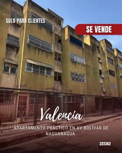Apartamento Práctico En Av Bolívar De Naguanagua 322362