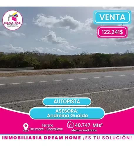 Terreno En Venta Autopista Ocumare - Charallave
