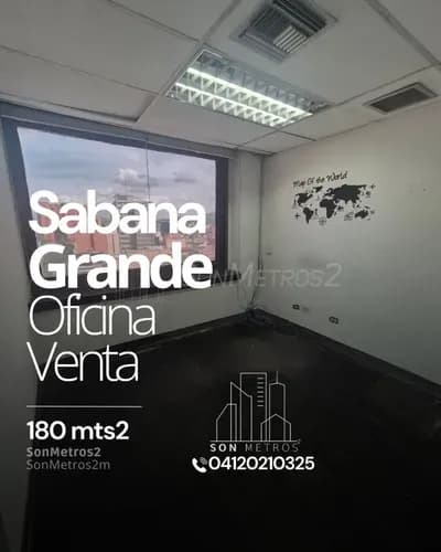 Oficina Venta Sabana Grande 180 Mts2. Sonmetros2
