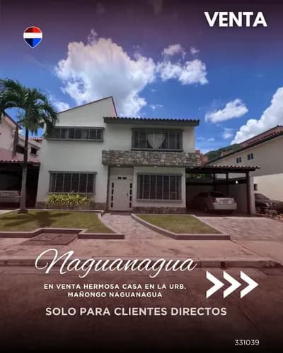 En Venta Hermosa Casa En La Urb. Mañongo Naguanagua 331039