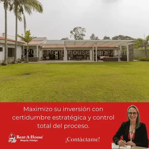 Elegante Y Exclusiva Casa De Una Sola Planta En Venta La Lagunita