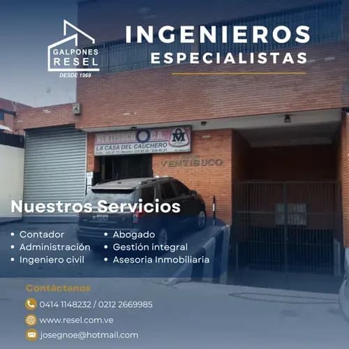 #1706 Galpón De 1500 En Boleita Sur - Caracas