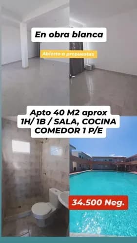 En Venta Apartamento En Obra Blanca Villa Milanyeli, Ciudad Flamingo, Chichiriviche Estado Falcón. Jmgb