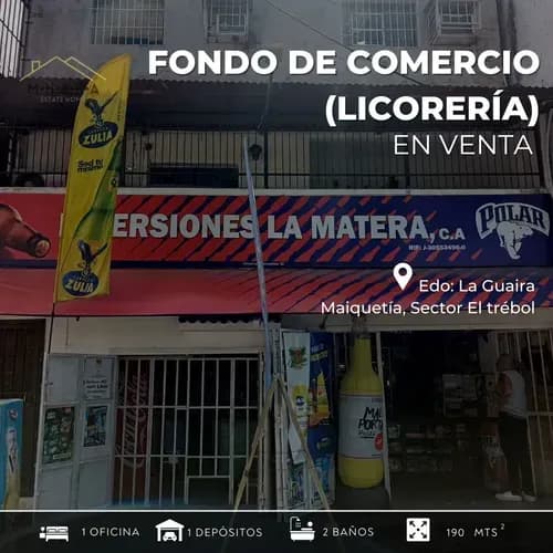 Fondo De Comercio En Venta El Trébol, La Guaira