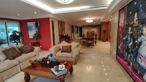 * Josefina Toledo Vende Espectacular Apartamento En Terrazas Del Country, 351m2, Pisos En Mármol Y Algarrobo, Bellas Áreas Sociales, 327796