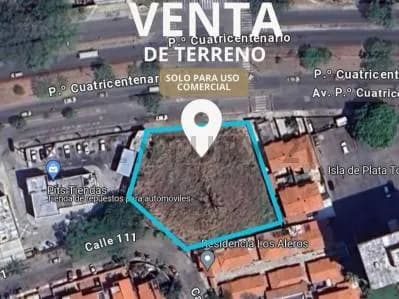 venta de terreno uso comercial en urbanizacion el bosque