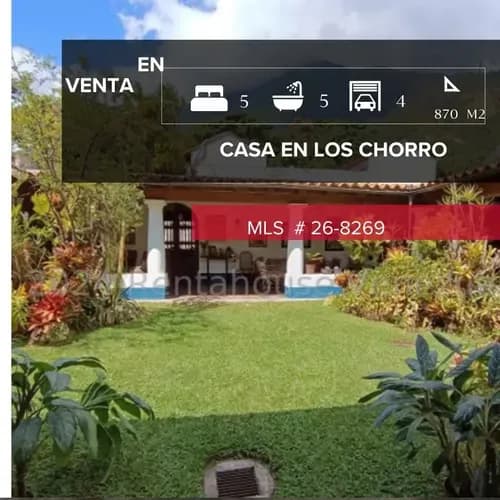 Casa En Venta En Los Chorro Mls #26-8269