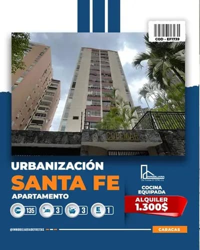 Apartamento Ph En Alquiler Ubicado En Santa Fe, Caracas.