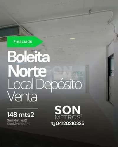 Local Depósito Oficina Venta Financiada Para Inversionistas Boleita Norte 148 Mts2. Sonmetros2