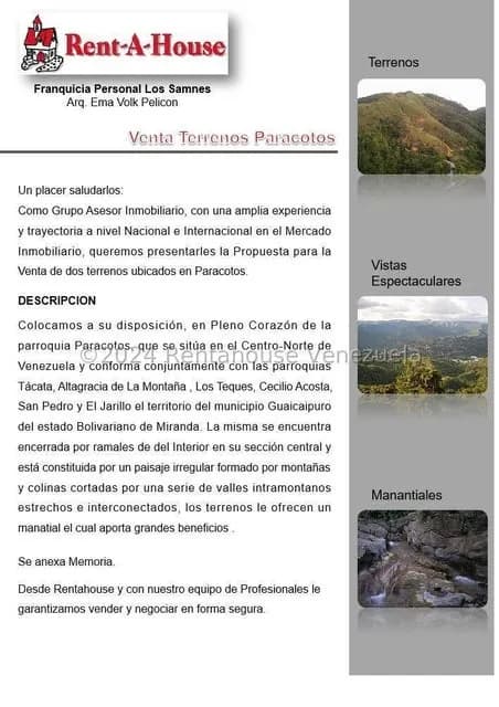 Terreno (Industrial) en Venta en La Colina, Miranda
