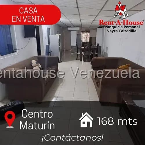 En Venta Cómodo E Impecable Casa En Centro - Maturín Mls #26-13419 Cv