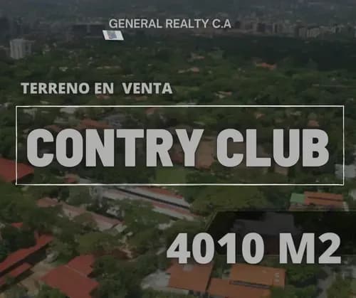 Terreno En Venta Caracas Country Club 4010 M2