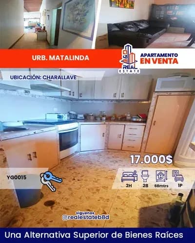 Apartamento En Venta Parque Res. Matalinda ( Sector 3a3)/ Charallave.