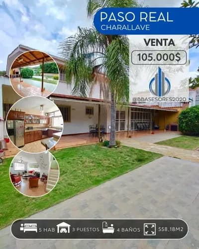 Casa Urbanización Paso Real Charallave